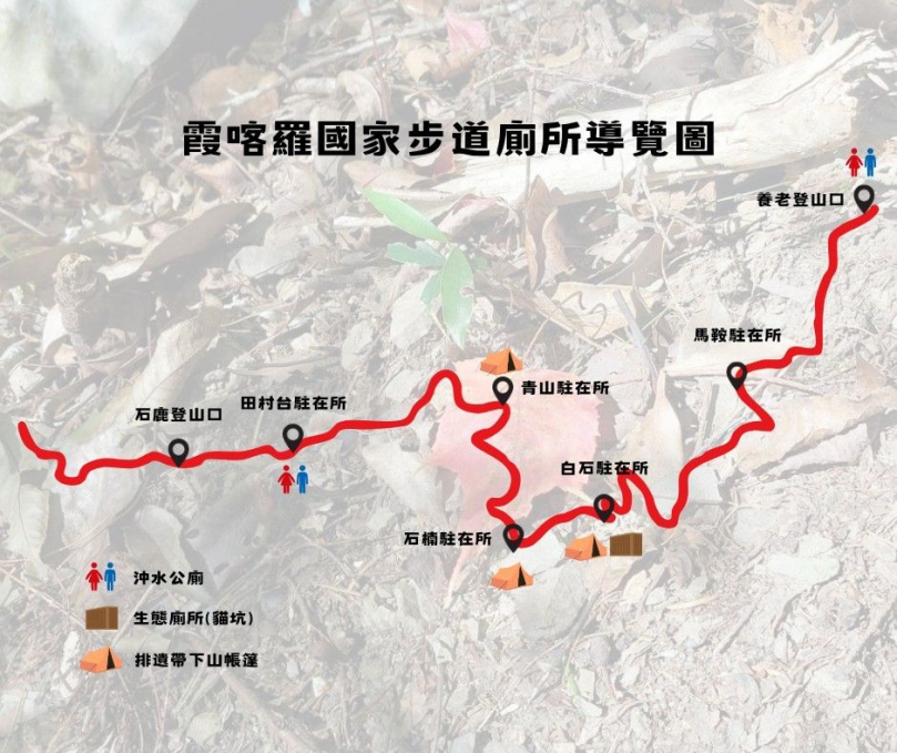 霞喀羅國家步道紅葉季節人潮眾多   公私協力推無痕山林