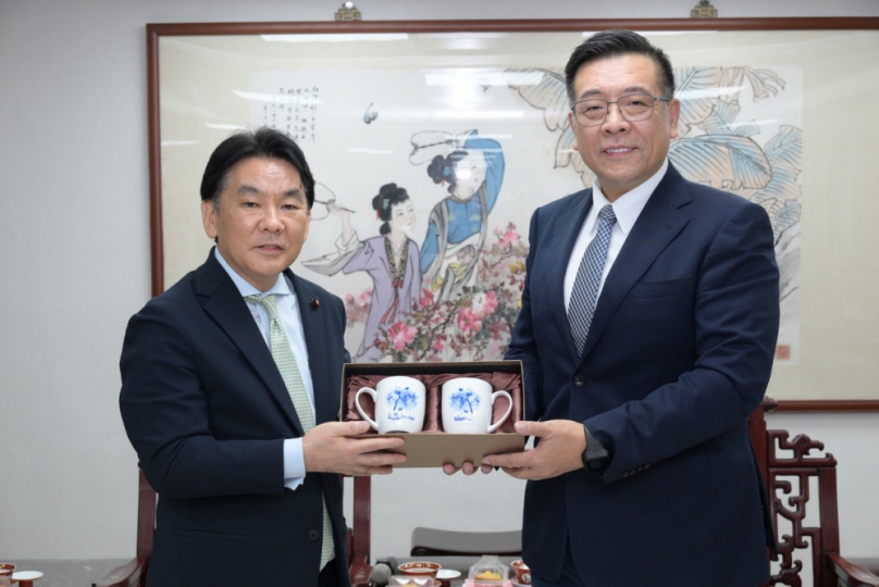 日本東京都江戶川區議會自由民主黨團拜訪台北市議會副議長葉林傳