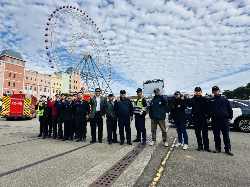 麗寶跨年演唱會  警消聯手緊急疏散安全演練