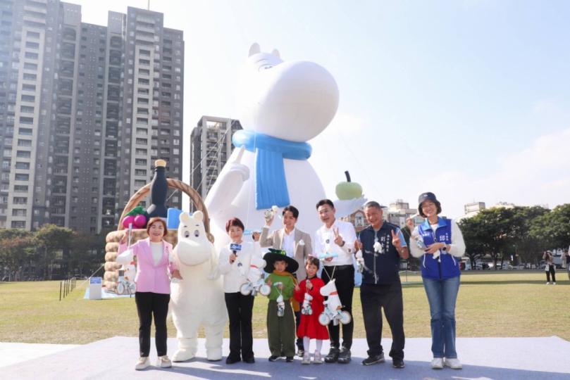 「幸福蜜馬」在台中！中台灣燈會2/15登場  盧秀燕：「姆明（Moomin）」伴市民甜蜜過馬年