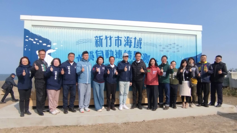 海景第一排！新竹市海域水質自動連續監測站啟用    全天候守護海洋環境