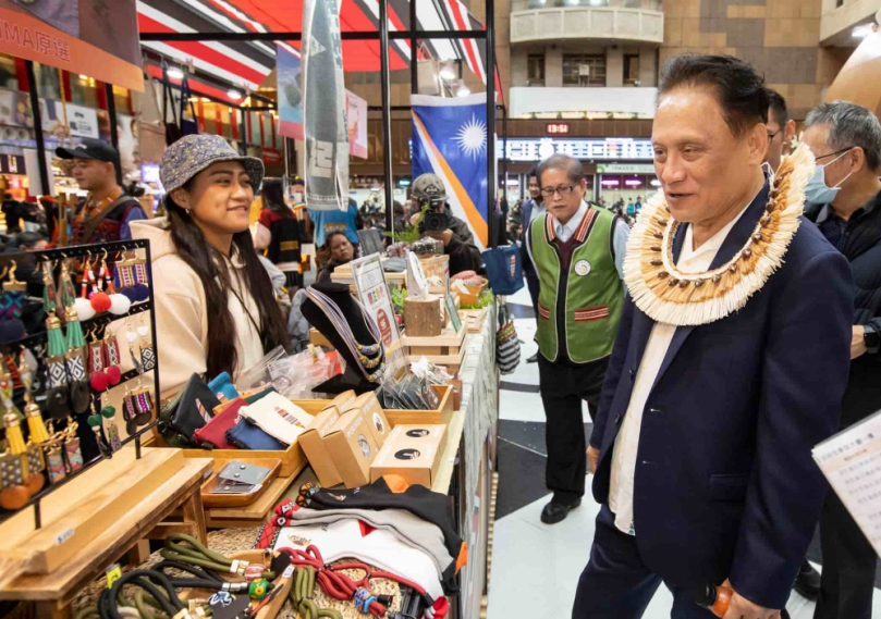 北車大廳原民好市 臺北迎春盛大登場