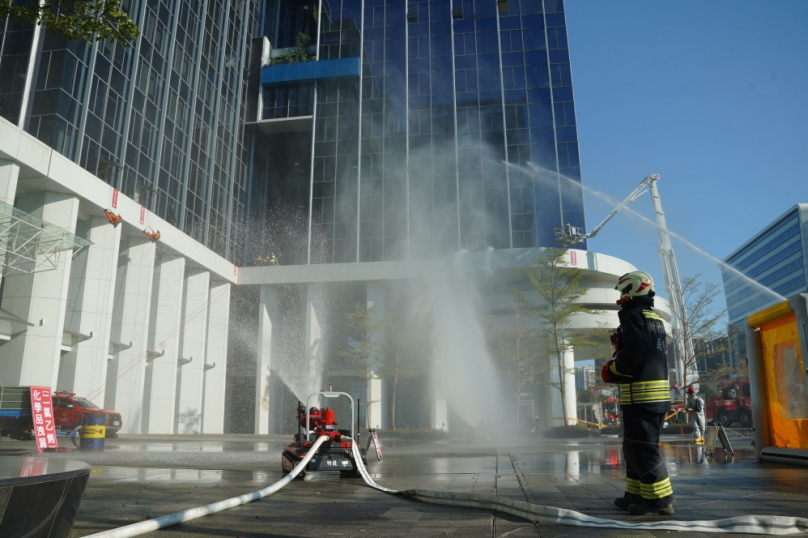 台元科學園區春節防災演練    強化高樓及化學火災應變