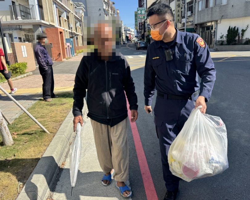 從工地到派出所　大雅警一眼識破迷途失智翁