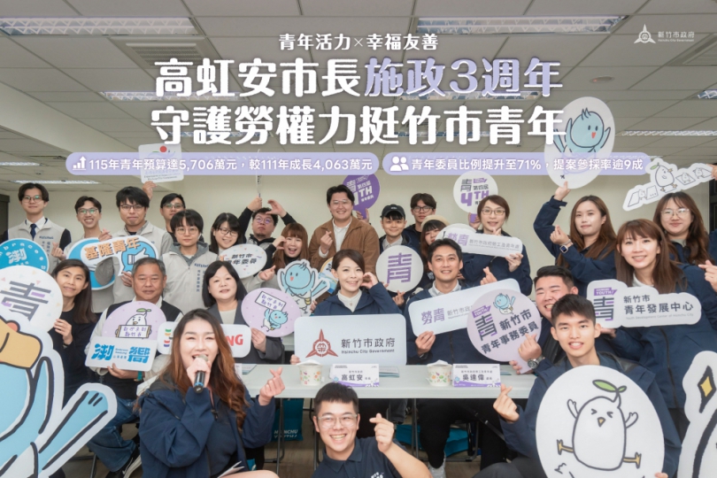 高虹安：守護勞權、力挺青年   就職3年來勞青亮點政策不斷