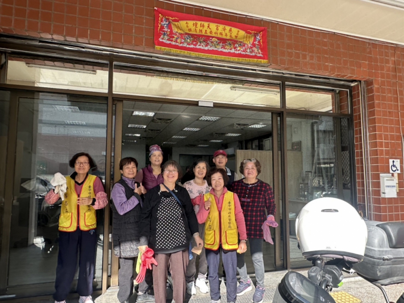 暖心志工相挺　合作派出所年終清潔迎新年