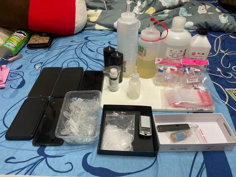 雲林檢警聯手破兩毒品分裝基地　「喪屍菸彈」製販集團重創
