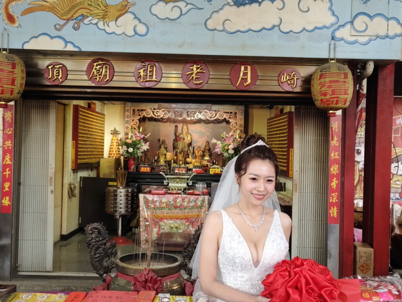 大福興宮月老祖廟年節重磅系列登場 網紅柯莉絲汀優雅宣告報名拋繡球