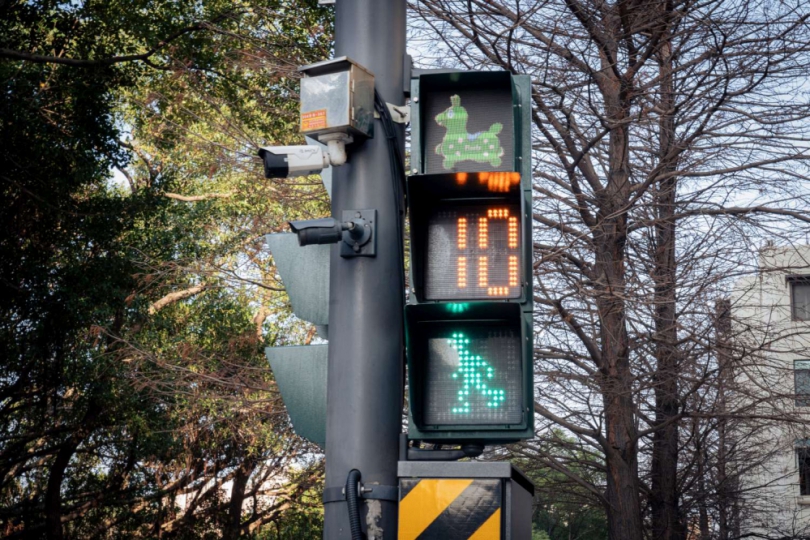 「Rody跳跳馬」陪你過馬路   新竹市等號誌燈不再無聊