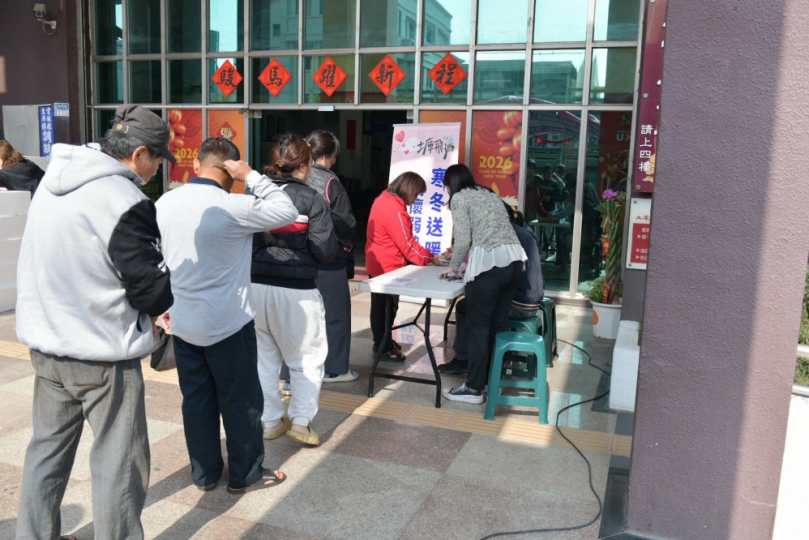 社福不打烊迎新年　土庫鎮發放121份年菜守護近貧家庭