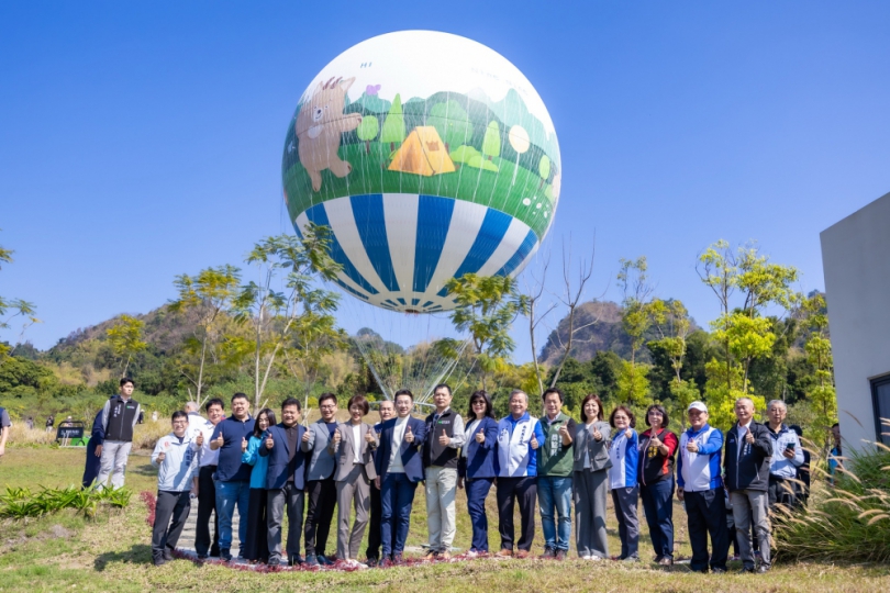 春節新亮點！浪漫又幸福！　氦氣球樂園試營運
