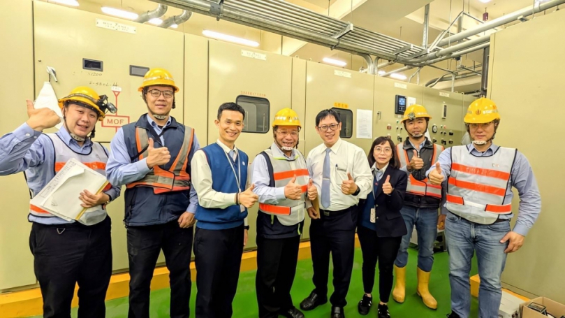 台電台中區處「馬」不停蹄啟動春節專案檢測 確保交通與醫 療重要用戶連假用電穩定