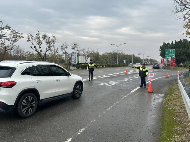烏日警分局春節連續假期交通疏導    高鐵站週邊管制措施