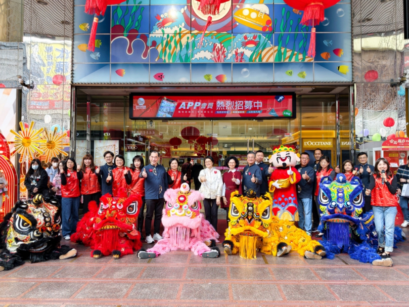 豐原太平洋百貨春節舉辦舞獅與開運活動 規劃多項抽獎及迎賓活動