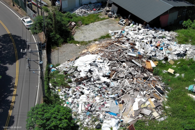 春節裝修勿亂丟廢棄物！中市環保局科技監控非法棄置熱區   打擊環保犯罪