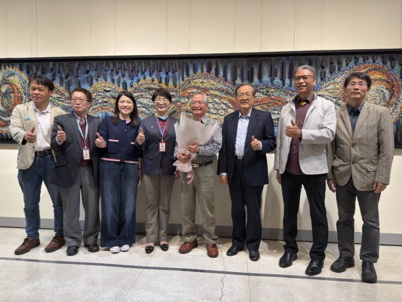 歷時5年、250萬片組構  簡源忠鑲嵌藝術〈母親之河〉巨作首公開