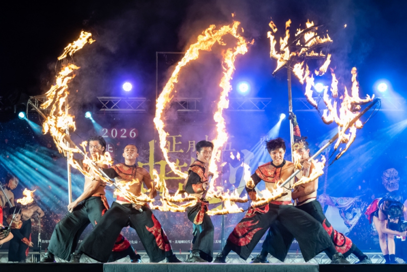 馬年北埔油笐火節    火龍照亮山城老街    盡顯客庄靜謐好歲月