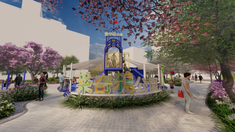 台中首座塗鴉主題公園亮相！斥資3500萬元翻轉北區中央市場舊址「菜奇鴉公園」開工