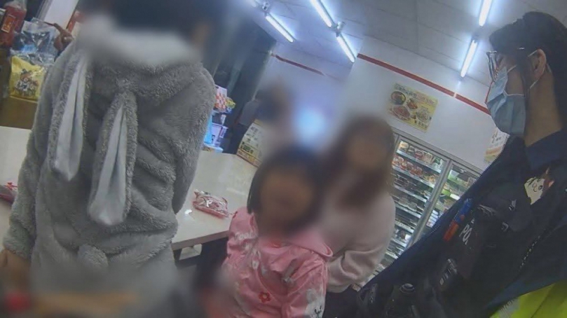 村長即時通報兩女童深夜遊玩　臺西警暖心助母女重逢