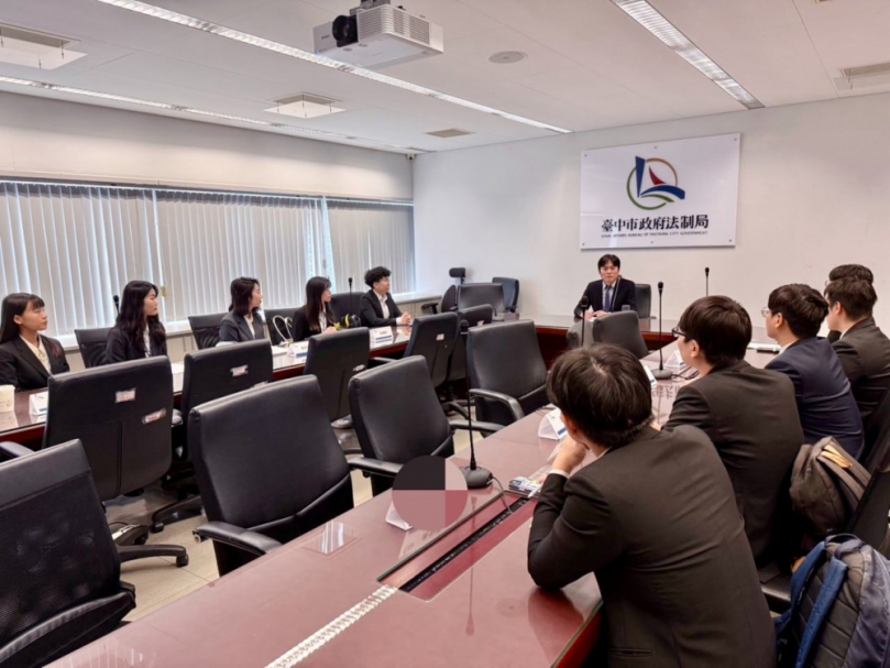 司法官第66期學員赴中市府實習　深化司法與行政交流