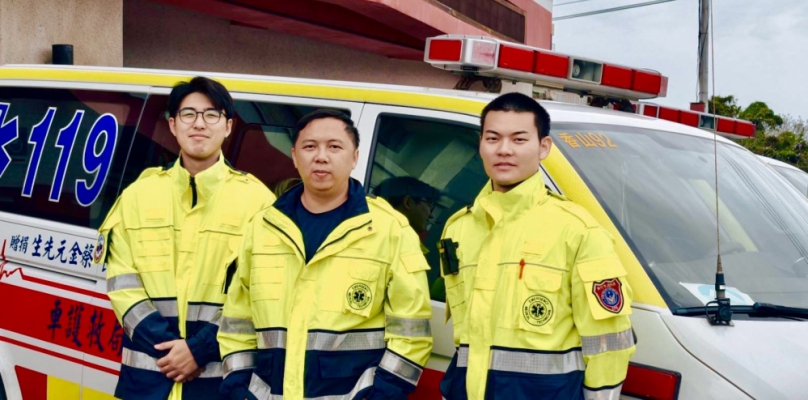 新竹建築工地發生心肺驟停意外  消防弟兄成功救回寶貴性命