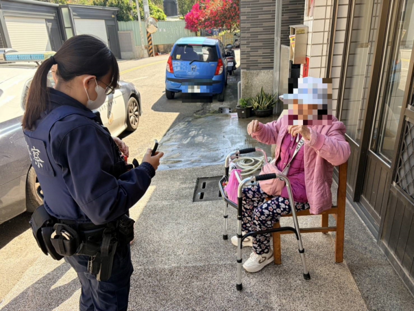 九旬阿嬤負氣外出卻不知回家的路一句話讓員警找到家人