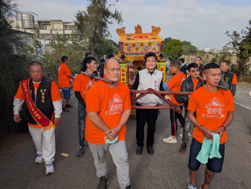 議員陳廷秀響應地方宮廟祭典認同宗教信仰為安定地方民心重要支撐力