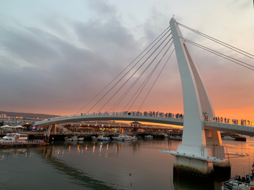 情人橋開放通行 歡迎民眾週末走訪淡水漁人碼頭