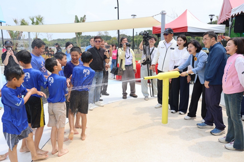 兒童戲水新地標登場　斗六親水公園串聯觀光力拚5000萬人次