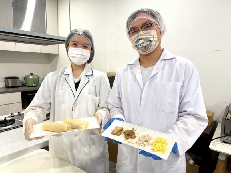 清明潤餅不怕胖　中山醫大營養系學生研發低卡新配方