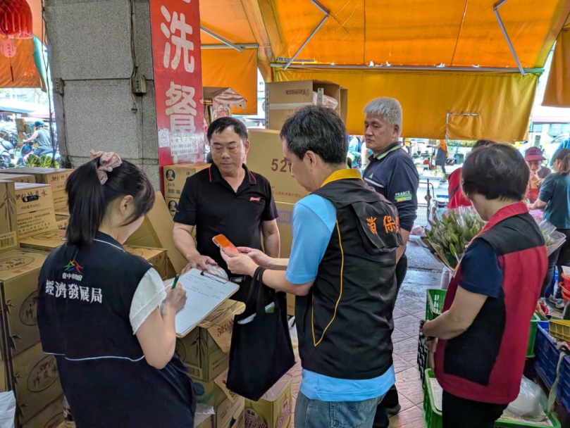 中市府跨機關稽查傳統市場塑膠袋供應  建立協助機制確保穩定