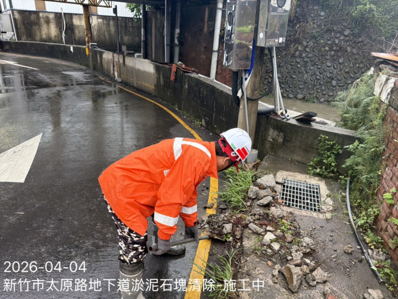 清晨強降雨   新竹太原地下道小積水   排水系統強化收成效