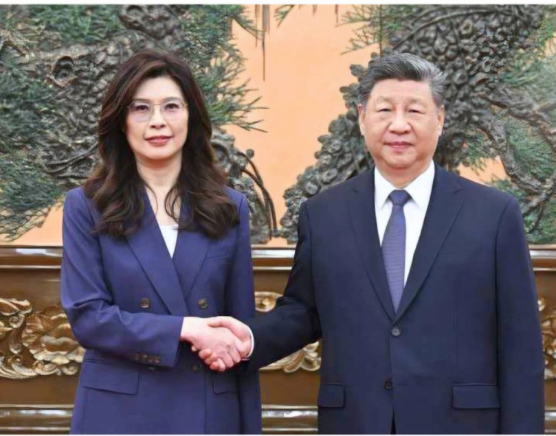 國共兩黨相隔十年正式會談  鄭麗文主席主張兩岸共同研究並推動為全球創造和平的制度與倡議  期待台海是連結親情、文明、希望的海峽  守護和平的象徵