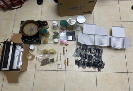 飛象過河前往桃園緝毒   警三幹員查獲大批毒品