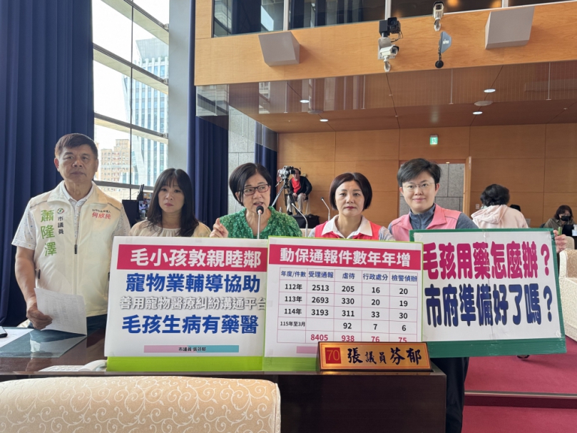 台中議會關切動物用藥新制　籲完善配套減少臨床衝擊