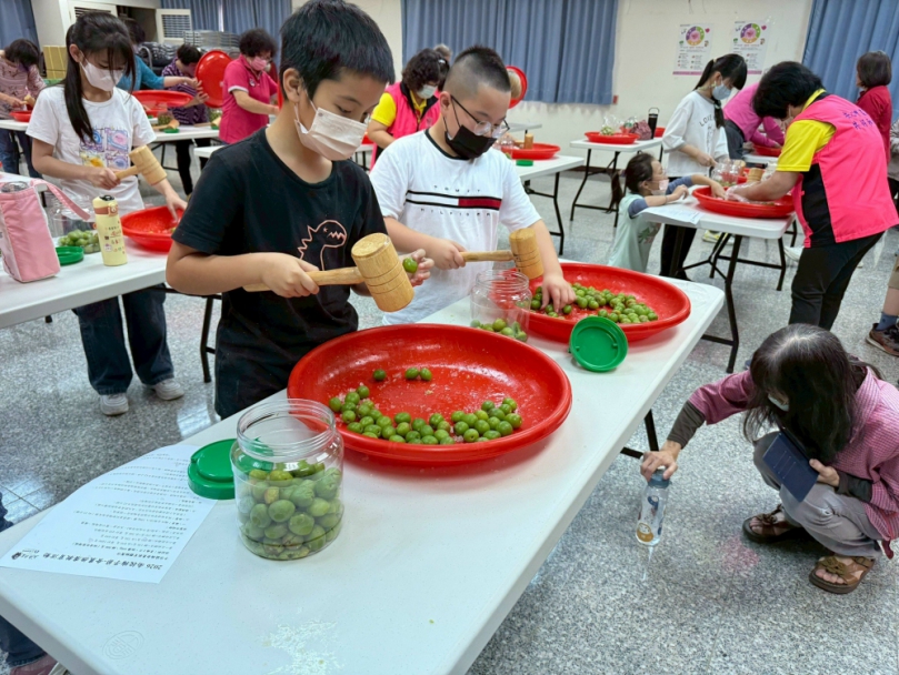 大安區農會推動食農教育　青梅DIY體驗認識南投農產魅力