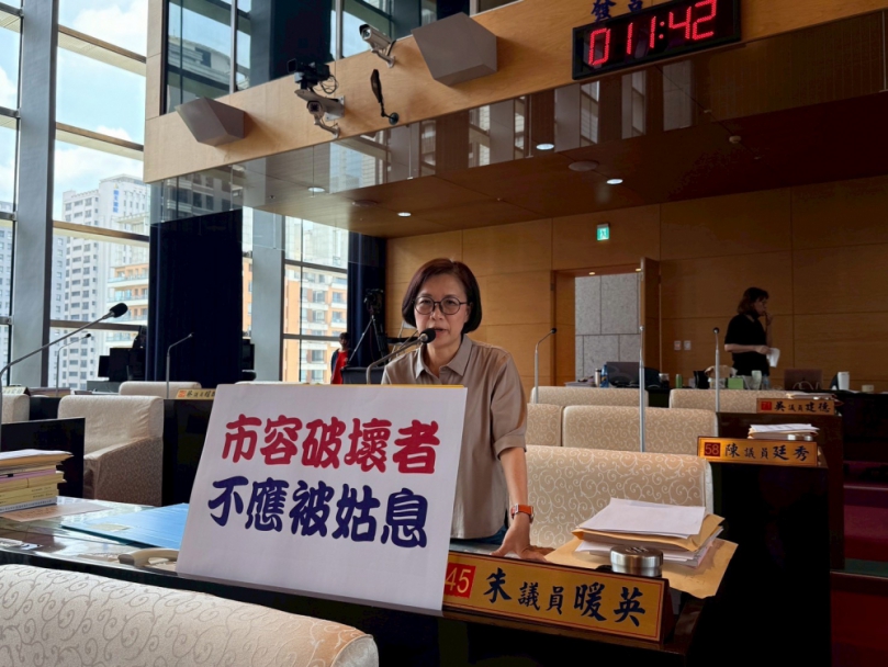 塗鴉亂象遍地　城市形象被破壞   國民黨台中市議員朱暖英：查處不力、清除不及　等同縱容違法