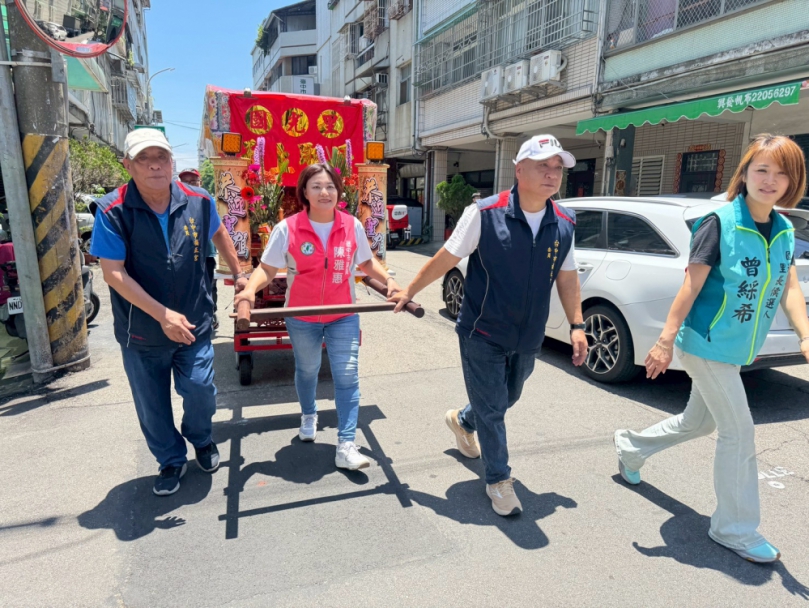 台中市南區「國光里」福正宮舉辦媽祖聖誕遶境祈福活動   民進黨台中市議員陳雅惠親自到場參與