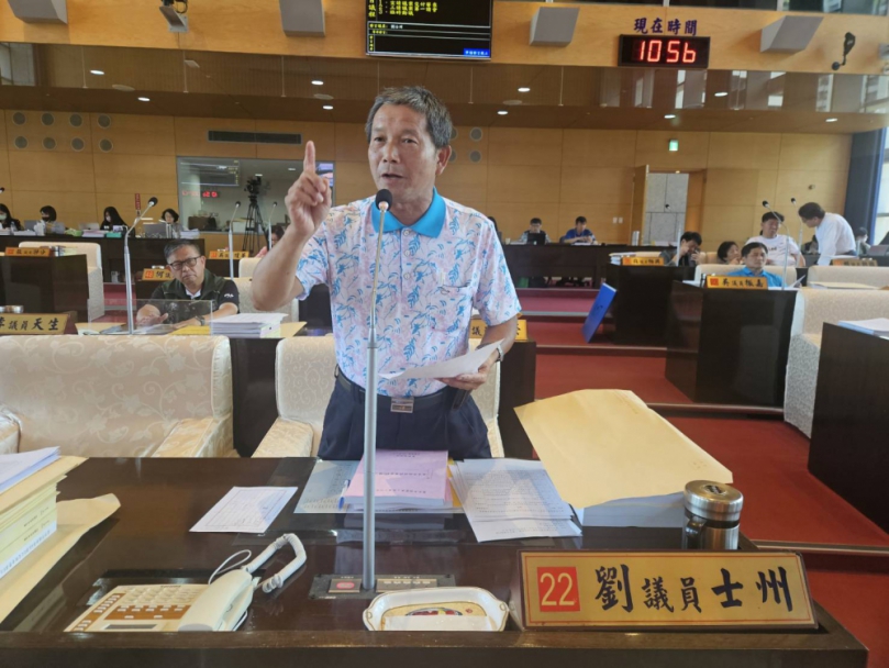 國民黨台中市議員劉士州建議中市府以非洲豬瘟事件為鑑  進行制度上檢討