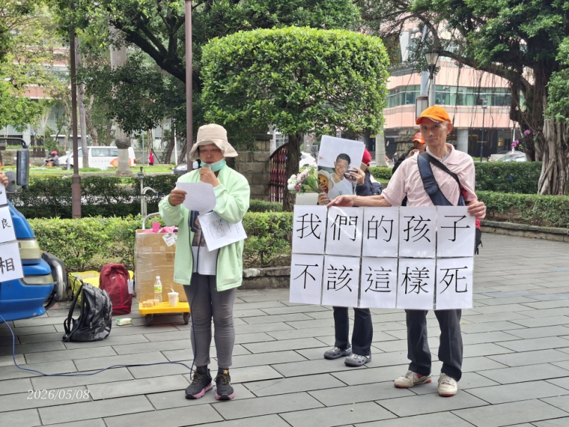 母親節前夕為亡子討公道　蔡學良的母親8年不放棄堅持求查到底。