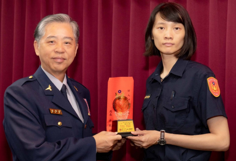 協助倒地不起騎士送醫   吳敬田公開表揚林芸蔓