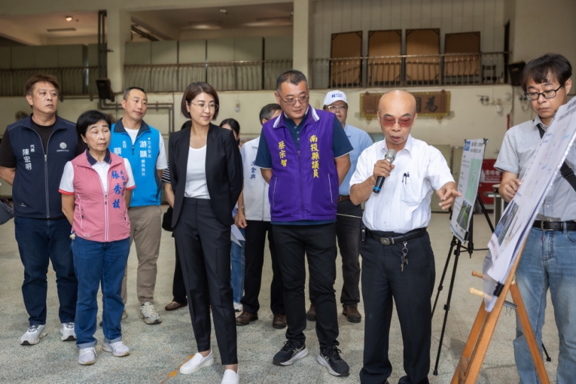 許縣長會勘名間鄉16處道路及排水　將花費近三千萬改善