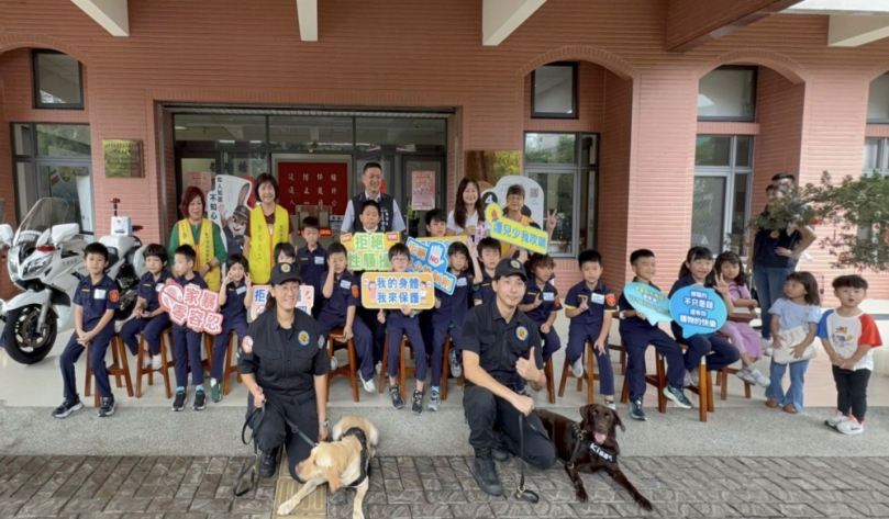 響應警察節！黃佳恬議員帶領小小萌警出任務，安全教育向下扎根