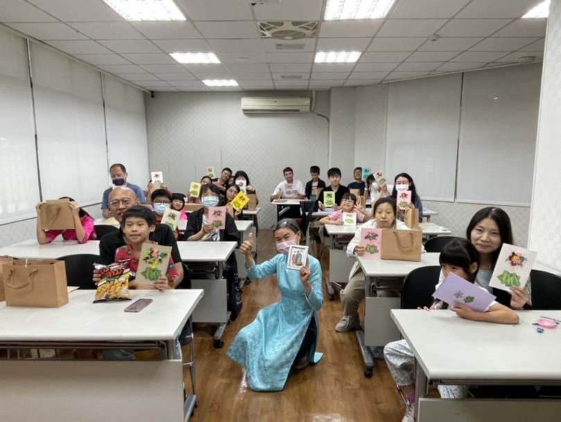 越南紙藝迎端午 台中新住民藝文中心跨文化手作展現共融魅力