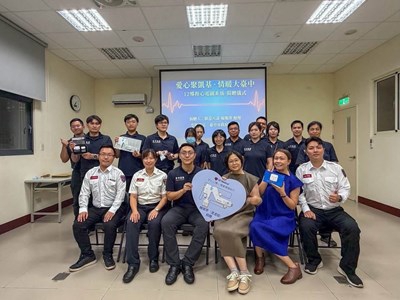 低調行善守護生命楊璨萍捐贈十二導程心電圖系統提升中市緊急救護量能