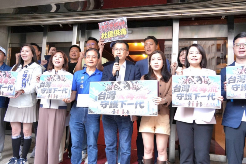 立法委員羅智強. 林杏兒共同反毒聲明