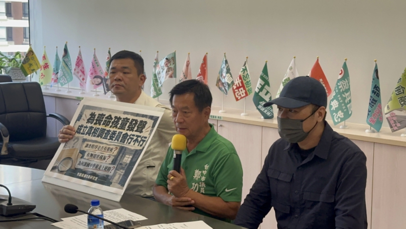 「討公道、要真相」喪子父親現身發聲　 民進黨台中市議員鄭功進籲教育局別讓家屬自己當偵探