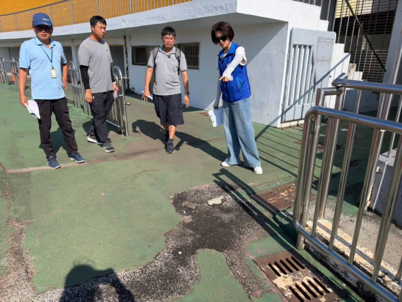 邱愛珊召開施工前說明會 經費逾5,000萬豐原體育場全面升級 改善圍牆與田徑場整建