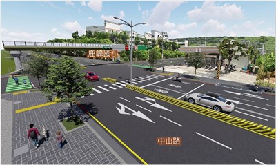 中市府投入9,980萬元改善鹿峰國小通學環境沙鹿中山路10月21日起分段燙平