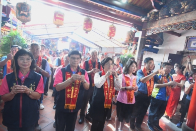 「2023年媽祖祈福文化節」，二林仁和宮登場。（照片縣府提供）